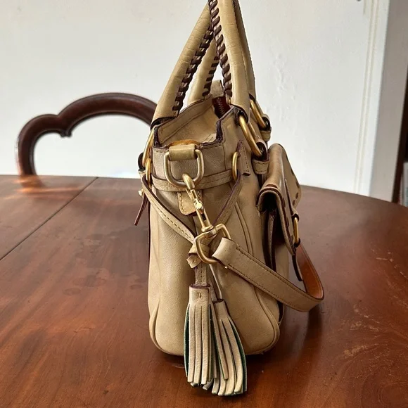 Dooney & Bourke Classic Brown Satchel - Picture 4 of 15